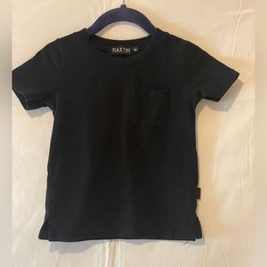 Raxtin Black Basic Tee 12M